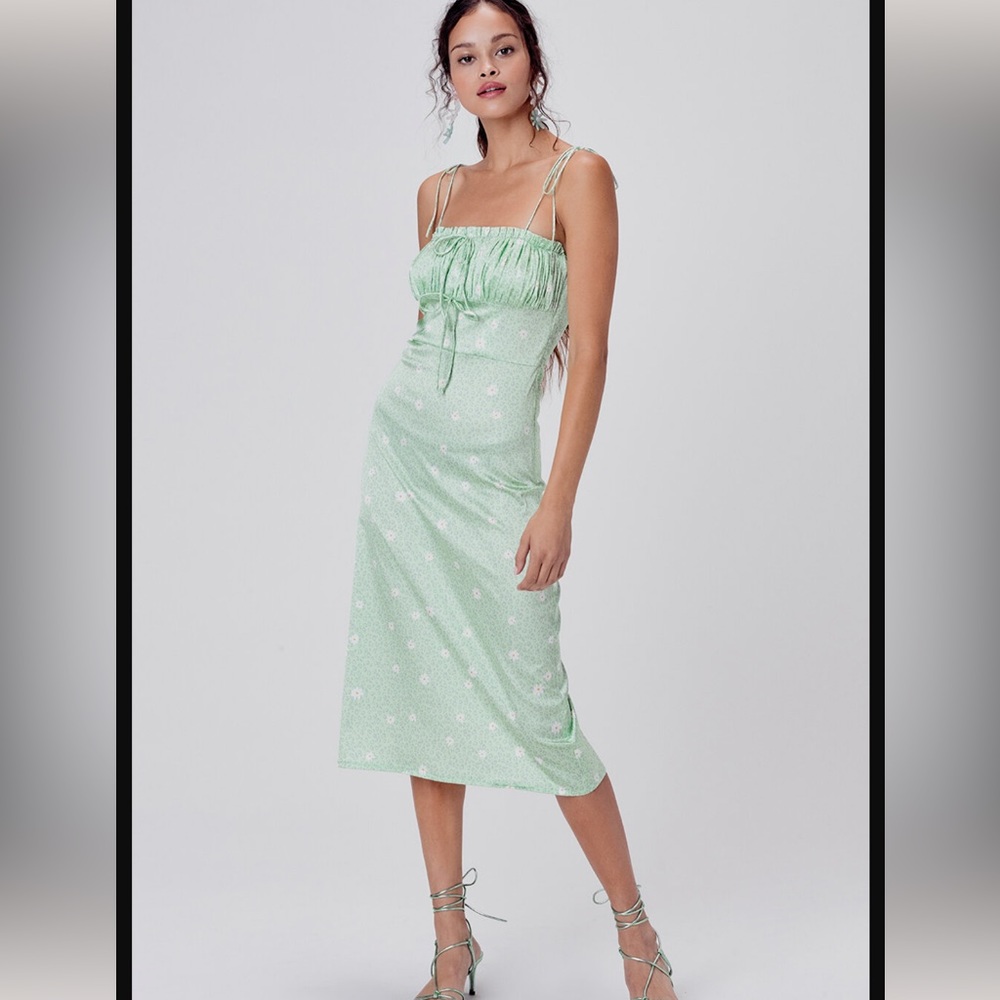 For love and lemons Robin cheetah midi dress
